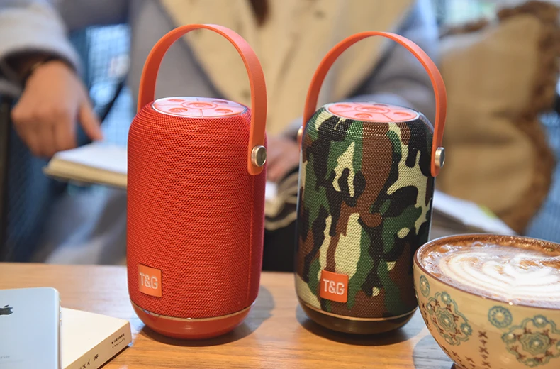 TG107 Hot Sale Outdoor Portable IPX4 Waterproof Fabric Bluetooth Speaker,Bluetooth Speaker With Strap - ANKUX.COM