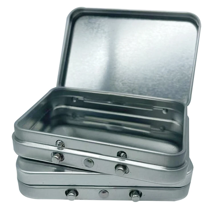 Горячая Распродажа жестяная коробка для пищевых продуктов Детская жесткая металлическая банка с принтом на заказ металлической кнопкой и силиконовым