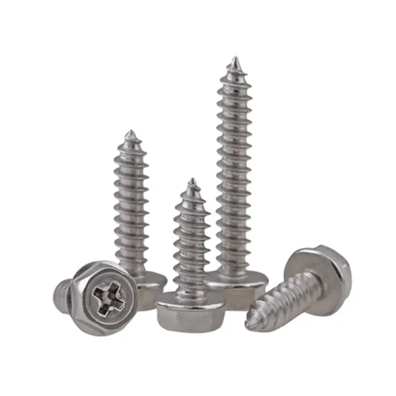 Stainless Steel Fasteners for License Plates, electric car bolt,Self Tapping Mounting Bolts auto zone license plate screws