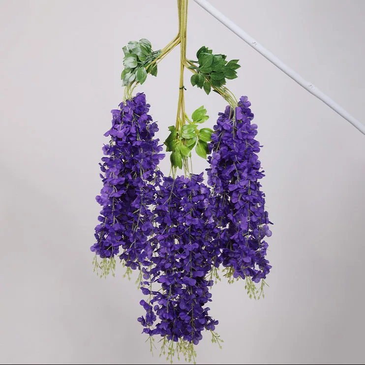 Wedding Party Backdrop Decoration Artificial Wisteria Silk Flowers