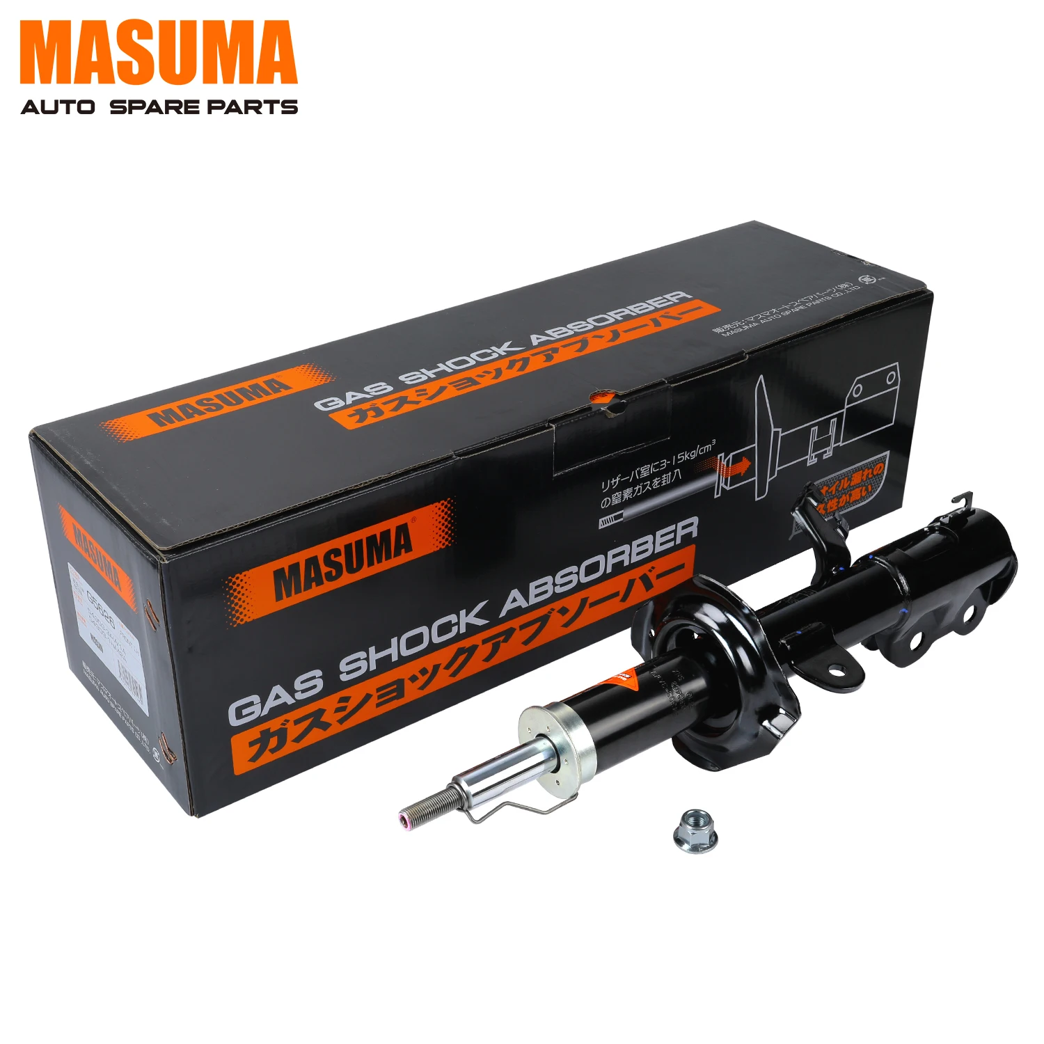 G5626 MASUMA Auto parts Front Axle left Shock Absorber For Nissan 