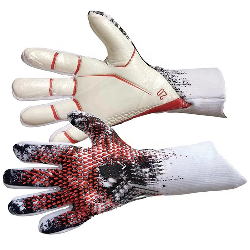 2022 Bestselling Tacky Grip Skin Tight Adult Football Gloves Super