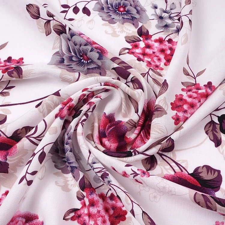 Новейший дизайн 45S * качественная винтажная цветочная ткань цифровая печать вискоза