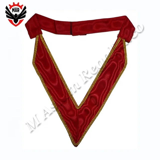 Plain Ribbon Allied Masonic Degree  Past Masters Collarette