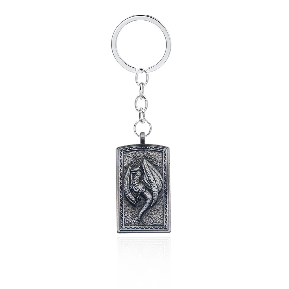 Game Elden Ring Keychain Dragoncrest Greatshield Talisman Pendant Keychain