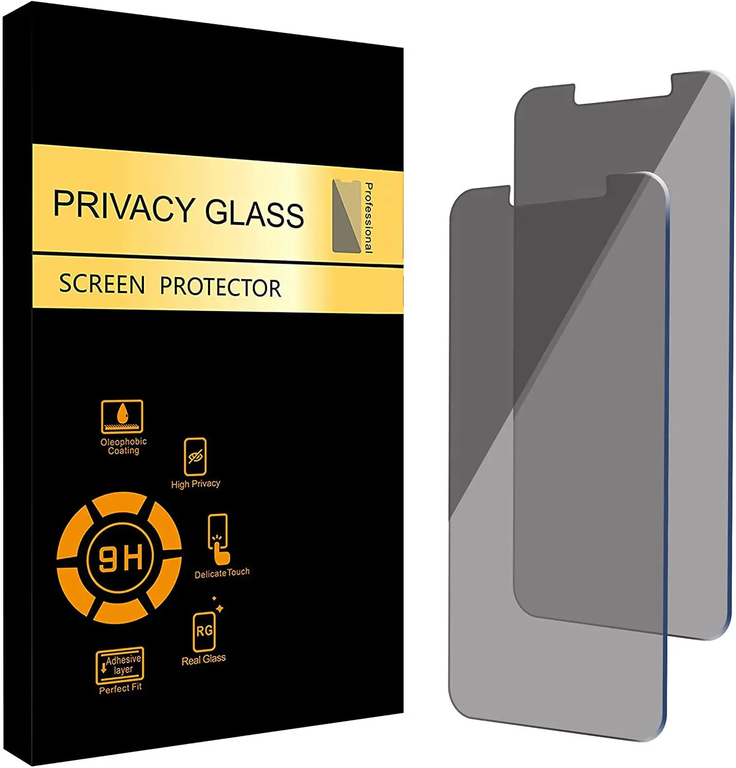 2 & 3 Pack Mobile Phone Tempered Glass Screen Protector For Iphone