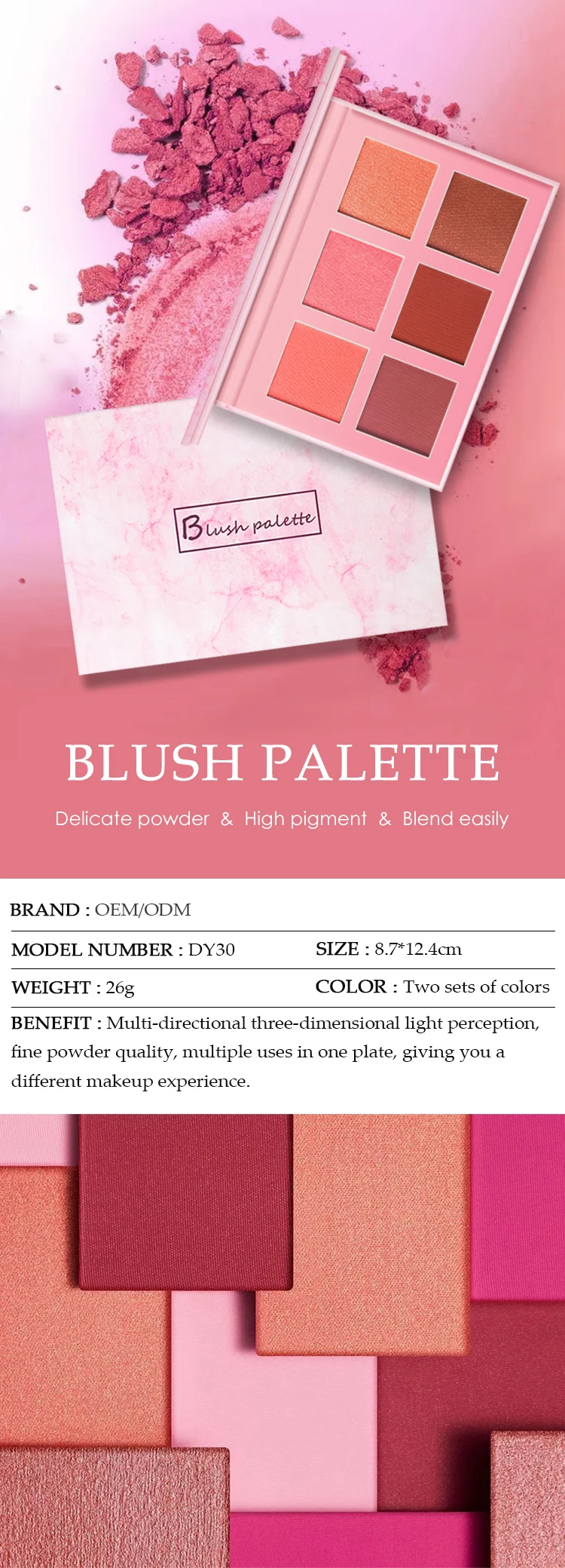 blush palette private label