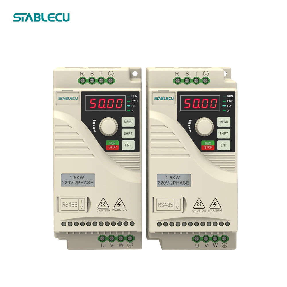 1.5KW AC Variable Frequency Drive for Conveyor Belts in Factories 220V 3 Phase VFD Frequency Inverter 50HZ 60HZ