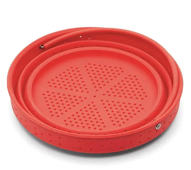 Real Factory Customize Collapsible Silicone Steamer Basket Insert for Pot 6-Quart