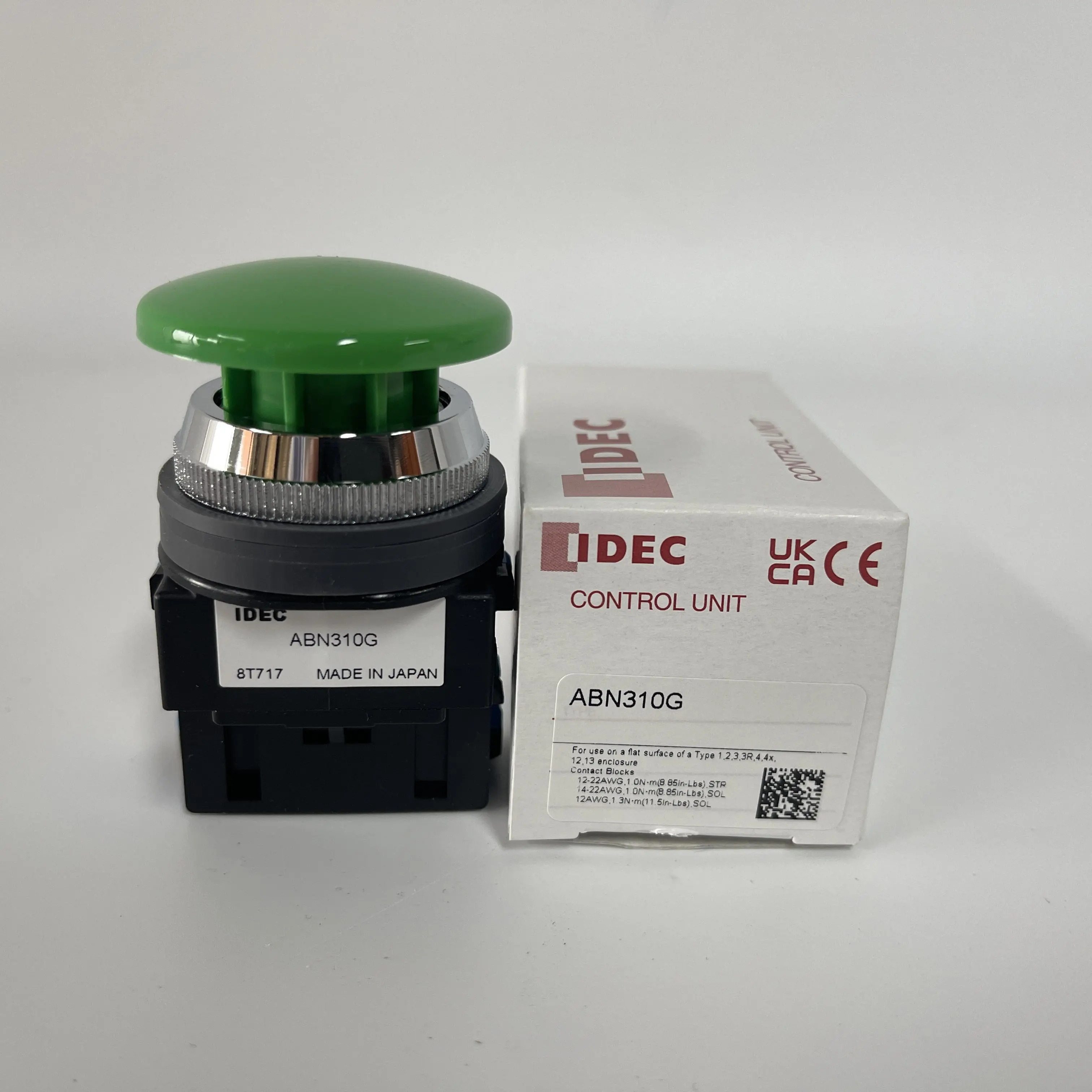 IDEC Pushbutton Switch Green ABN310G IDEC Pushbutton Switch Green ABN310G