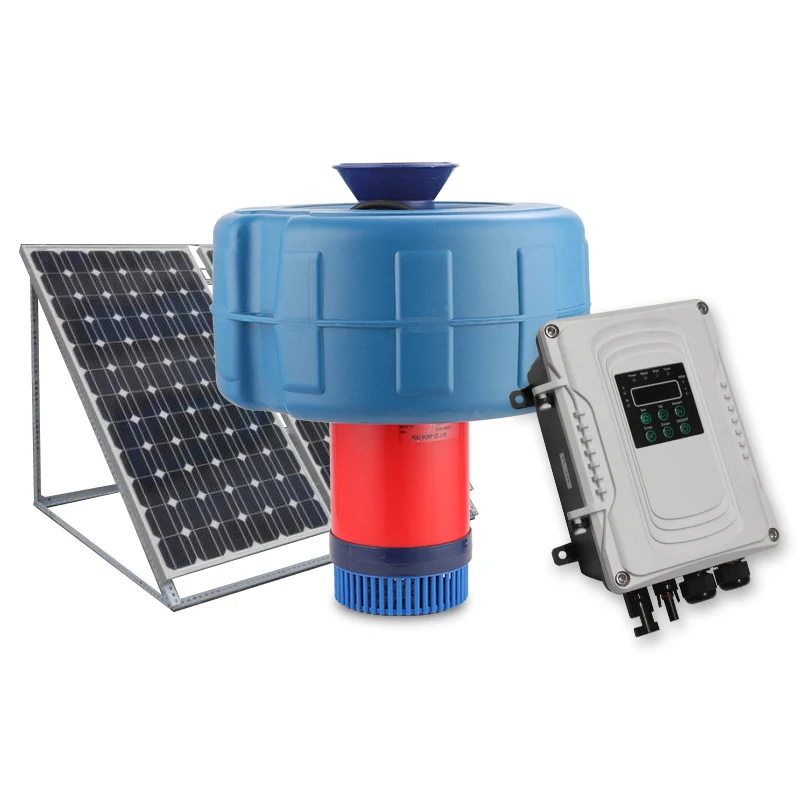 High Pressure Solar Aerator for Fish Pond Dc Solar air Pump Pond Oxygenator  Price Solar Powered Lake Fountain Aerators