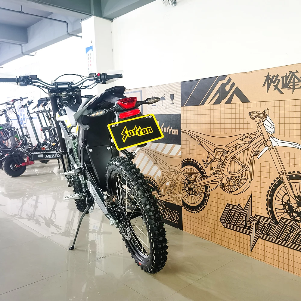 HEZZO D7 Electric Dirt Bike - 72V 8000W Middrive Ebike