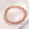 Rose gold with diamonds