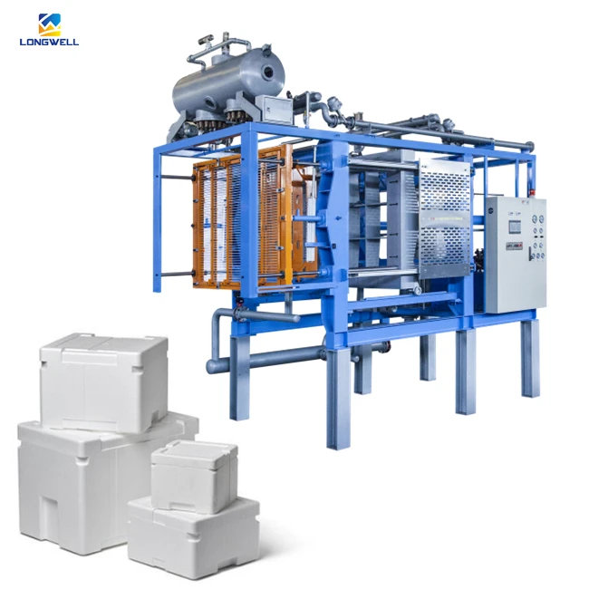 Longwell EPS Polystyrene Shape Molding Machine Foam Fruit Box Production Line Equipment with CE