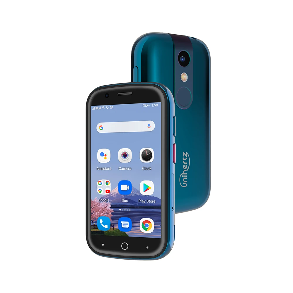Unihertz Jelly 2 Smallest Android 10 4g Unlocked 3 Inch Smartphone 6gb 128gb Nfc Dark Green Mini Mobile Gaming Phone