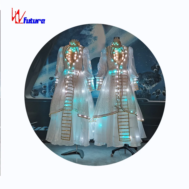 Pakistani Court Dress with LED Lighting Performance Wear