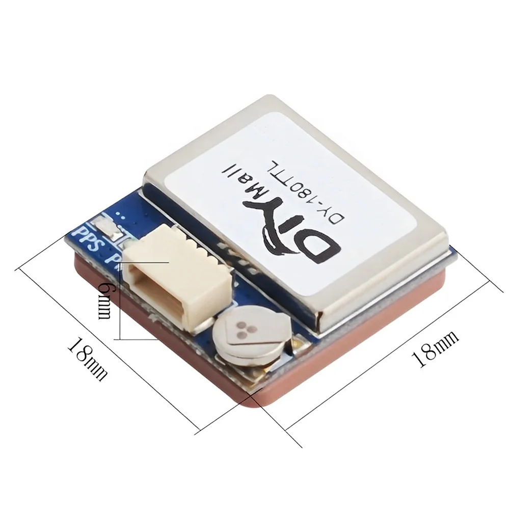 DIYmalls BN-180 Modulo GPS Ricevitore TTL – Con Supporto GPS, GLONASS, BeiDou, Galileo, Per Raspberry Pi E Arduino