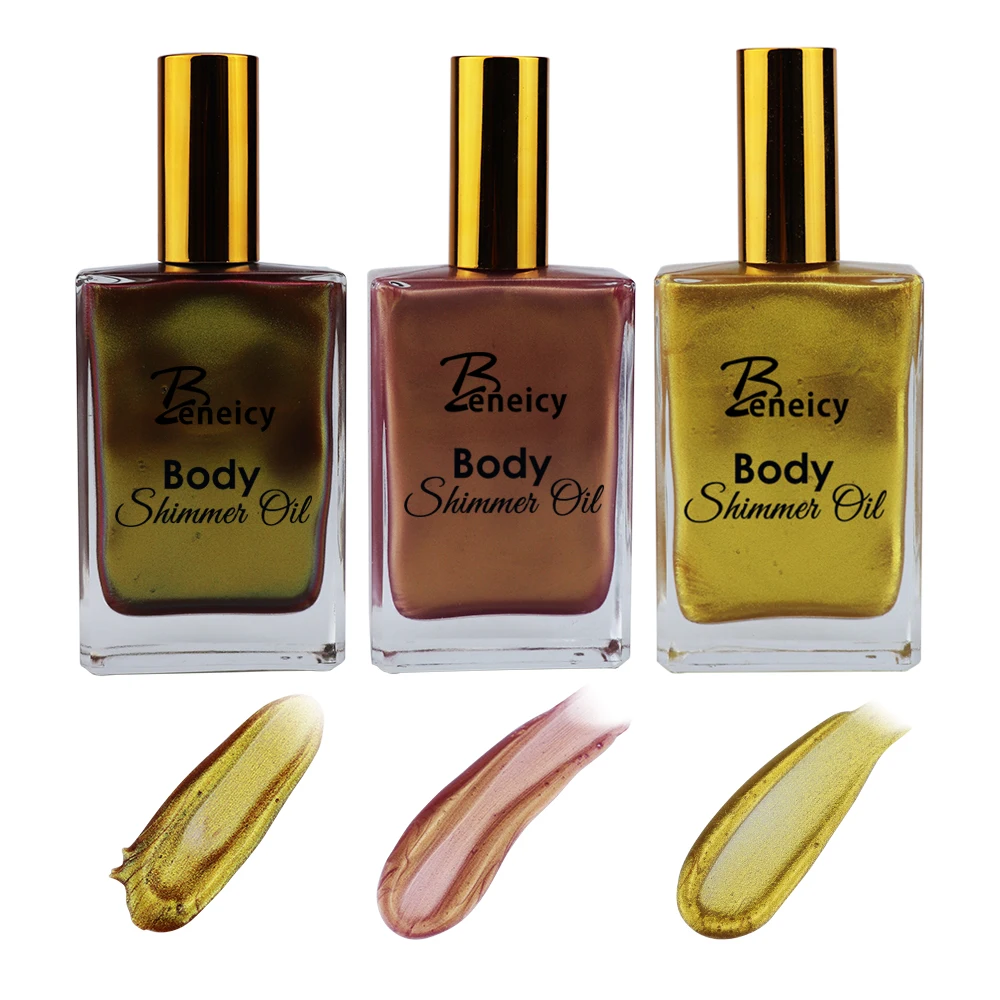 Сияющее масло для тела, частные этикетки, сияющий крем-основа для тела, сияющий крем для кожи
