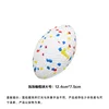 Large Bubble Rugby White