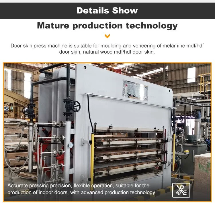 Mould Door Skin Hot Press Machine For Different Size Wood Door - Buy ...