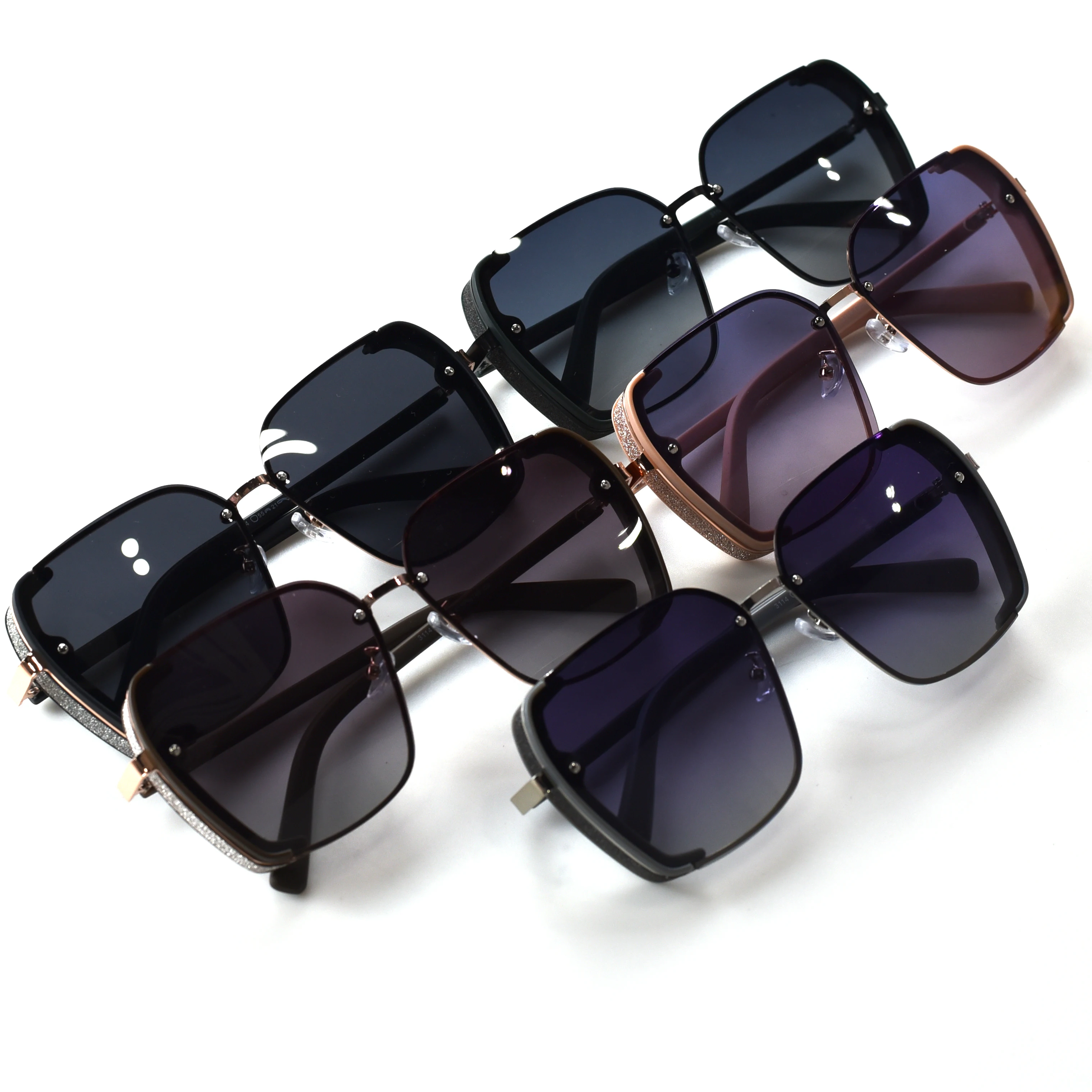 DOISYER Vintage Fashion Square Sunglasses for Women