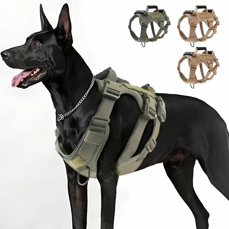 Hot Selling Outdoor Adjustable Nylon Heavy Duty Tactical Dog