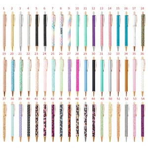 Custom P5023 Ballpoint Pen Beautiful Fish Pattern Metal Advertising Promotional Logo 1.0mm Ballpen