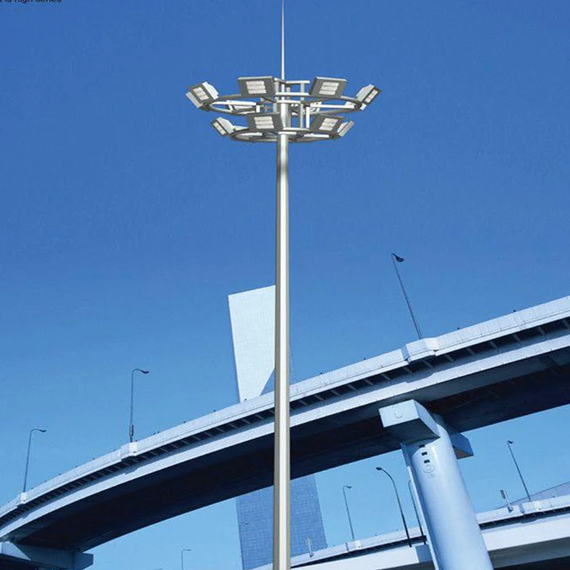 Modern Design High Mast Flood Lighting Galvanized High Pole Street ...