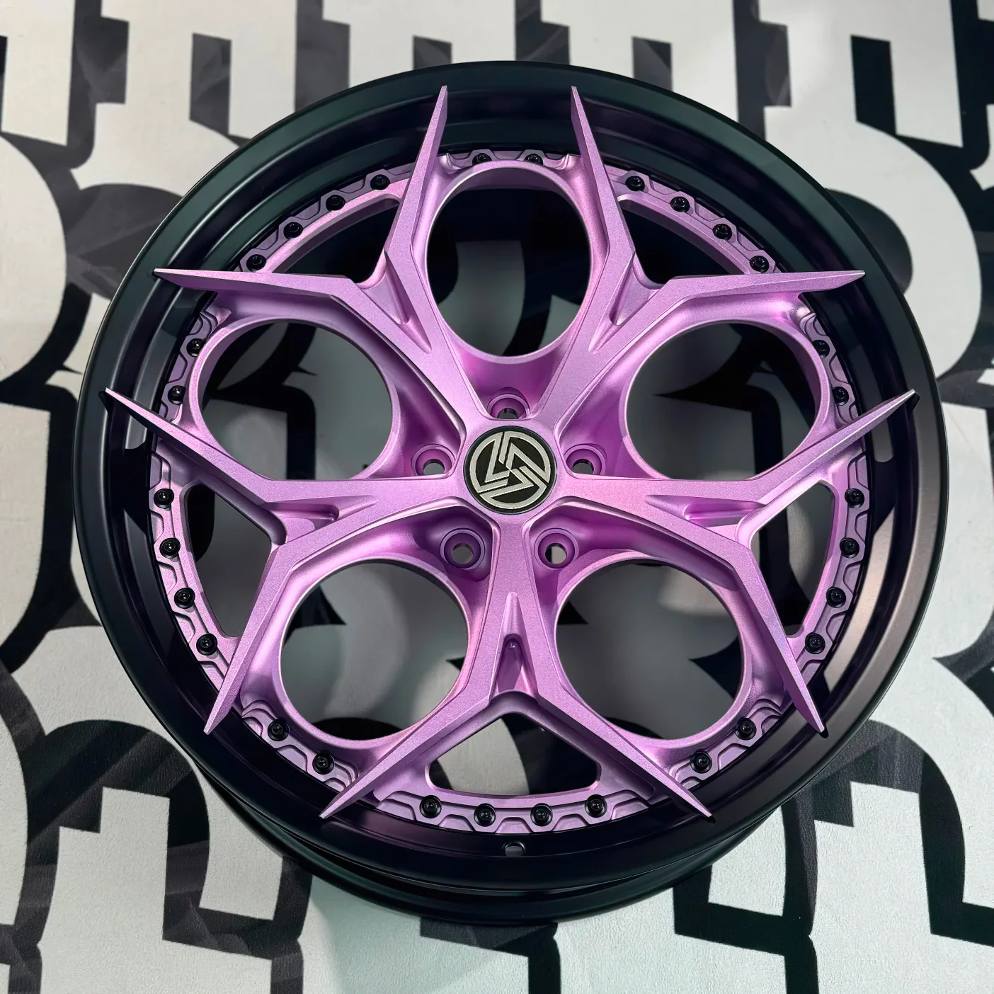 XINLAI 2-Piece Custom Forged Wheels 5x112 5x120 5x114.3 Wheels 18 19 20 21 22 23 Inch Racing Car Alloy Rim for bmw audi benz - Image 1