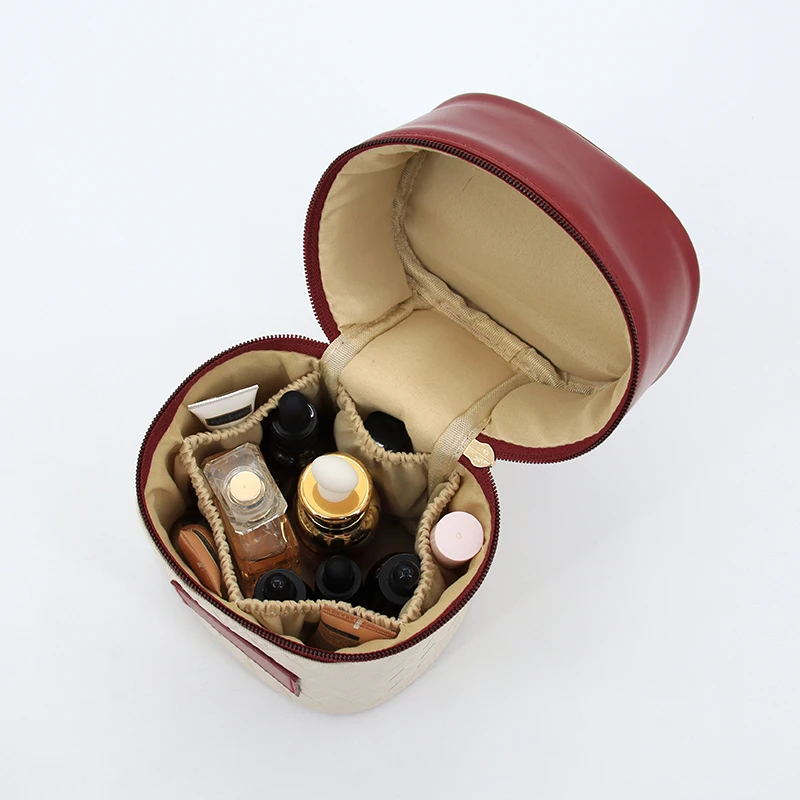 Hot Sale PU Leather Makeup Bag Cosmetic Case Travel Beauty Box details