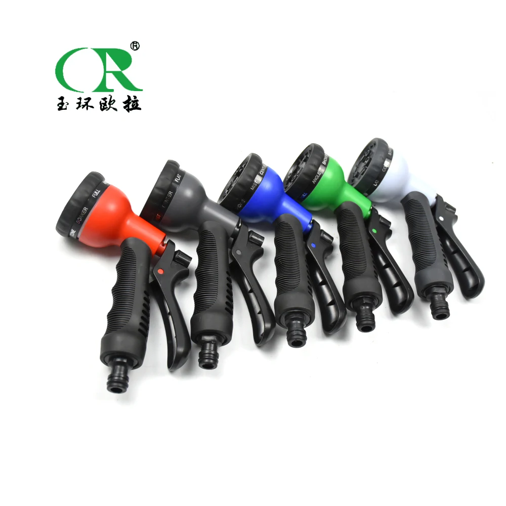 Высококачественный садовый водяной пистолет с 8 узорами акция Пластиковый шланг насадка-распылитель хороший для полива