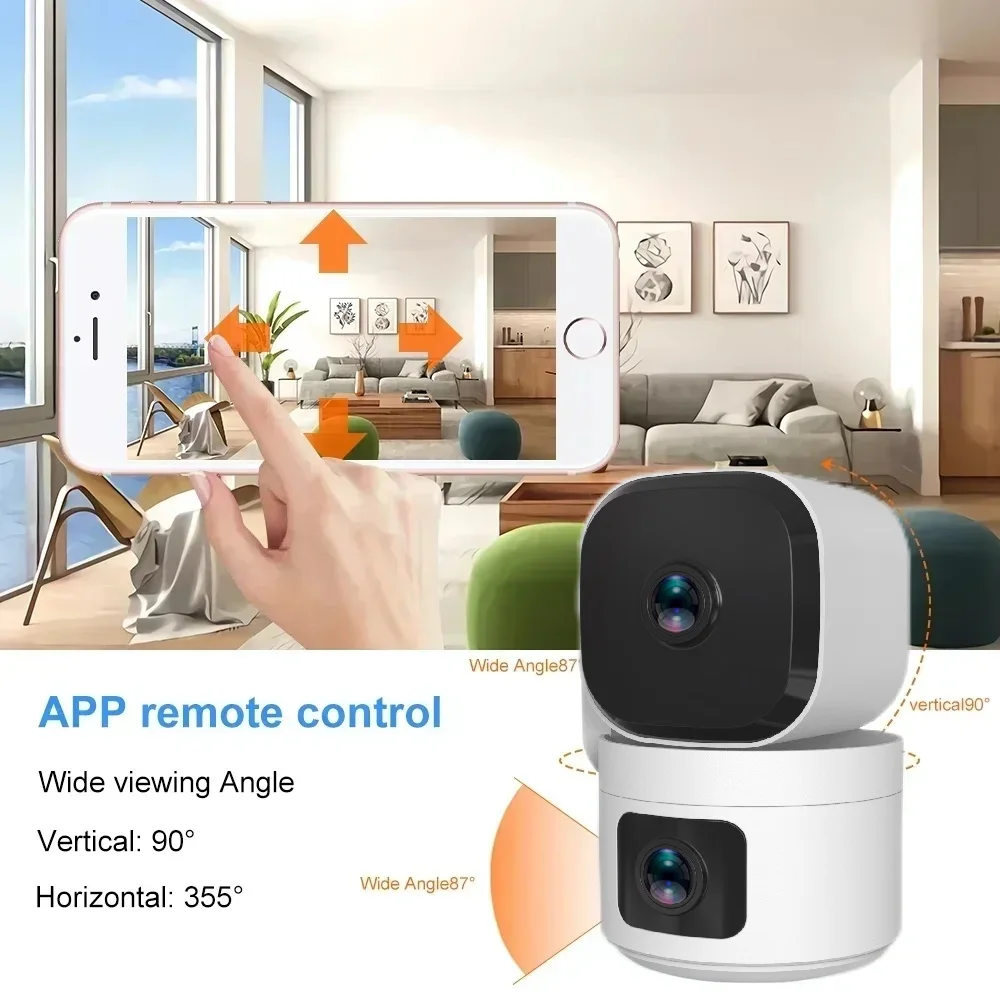 Private House 4MP Dual Lens Wifi Wireless Cam Network Indoor