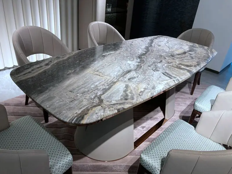 Luxury Marble Dining Table - 8 Seaters for Modern Living