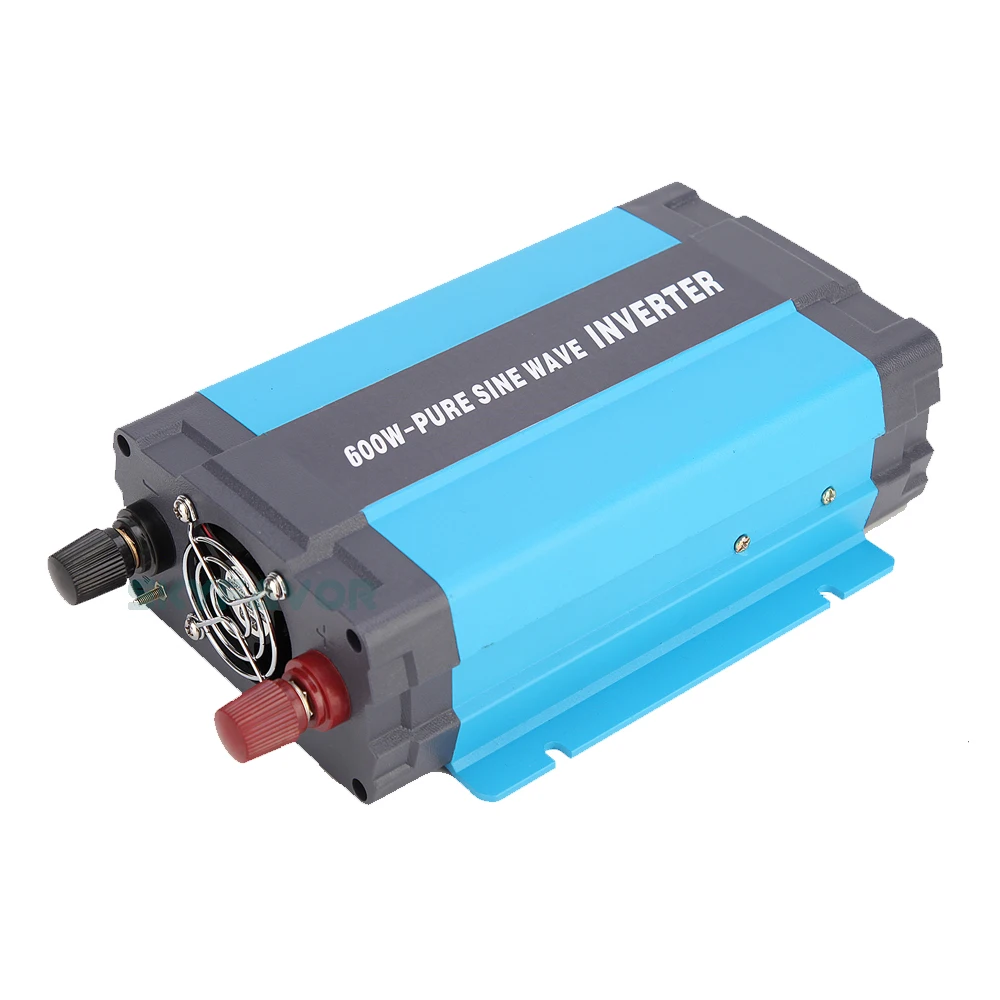 Factory Provide Pure Sine Power Inverter 12V Dc to 110Vac or 230Vac 600W Recreational Vehicle 12 Volt Pure Sine Wave Inverters
