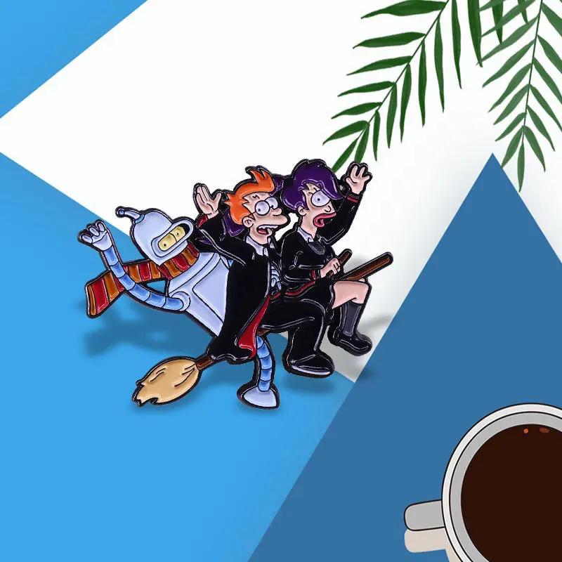 Отличное качество эмалированная брошь на лацкан для комедии фильмов ТВ рюкзака джинсов женская бижутерия подарочные Значки из