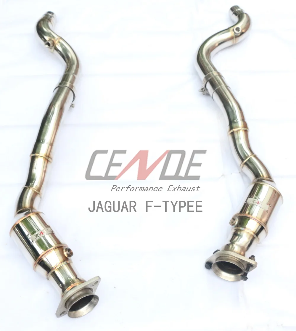 CENDE Performance Header+Catback Exhaust for JAGUAR F-TYPE 2.0T 3.0T