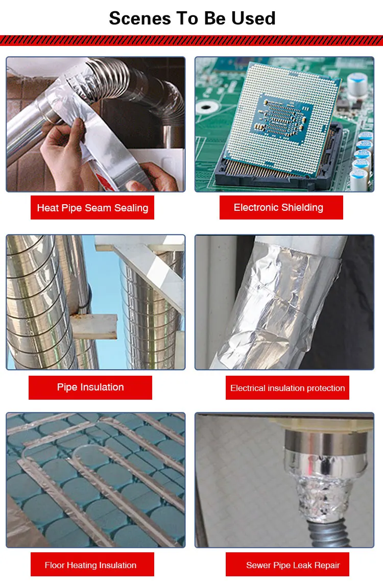 Hvac High Self Adhesion Force Air Conditioner Pipe Wrapping Ac Pipe