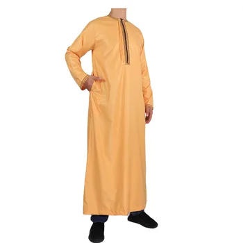 Mannen Jubba Lange Mouw Tuniek Mannen Middeleeuwse Mannen Caftan Winter