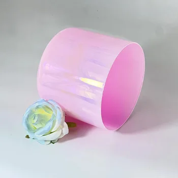 Pink Quartz Crystal Singing Bowl SIO2 Composed Music Bowl for Sound Meditation and Healing Sound Therapy