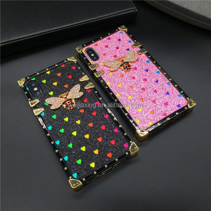 Designer Square Case Compatible with iPhone 11 for Women, Luxury