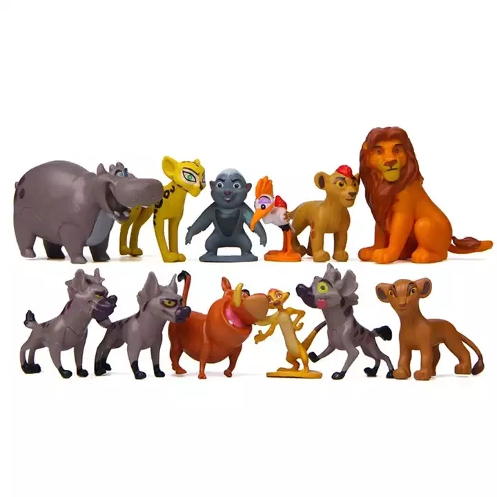 3d Cartoon Lion King Plastic Toy Figure / Custom Pvc Kid Toys Animation ...