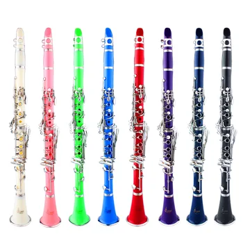 Wholesale LADE clarinet B-key 17 key gluewood clarinet student adult grading instrument clarinet set