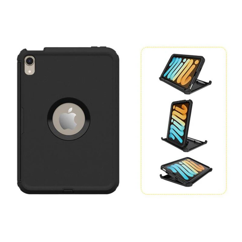 Defender Phone Case for apple ipad Mini 6 Armor Hybrid Resistant Heavy Duty Cases With Belt Clip and Box