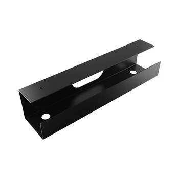 Stand Up Desk Store Under Desk Cable Management Tray Black Horizontal  Computer Cord Raceway And Modesty Panel (black, 39) : Target