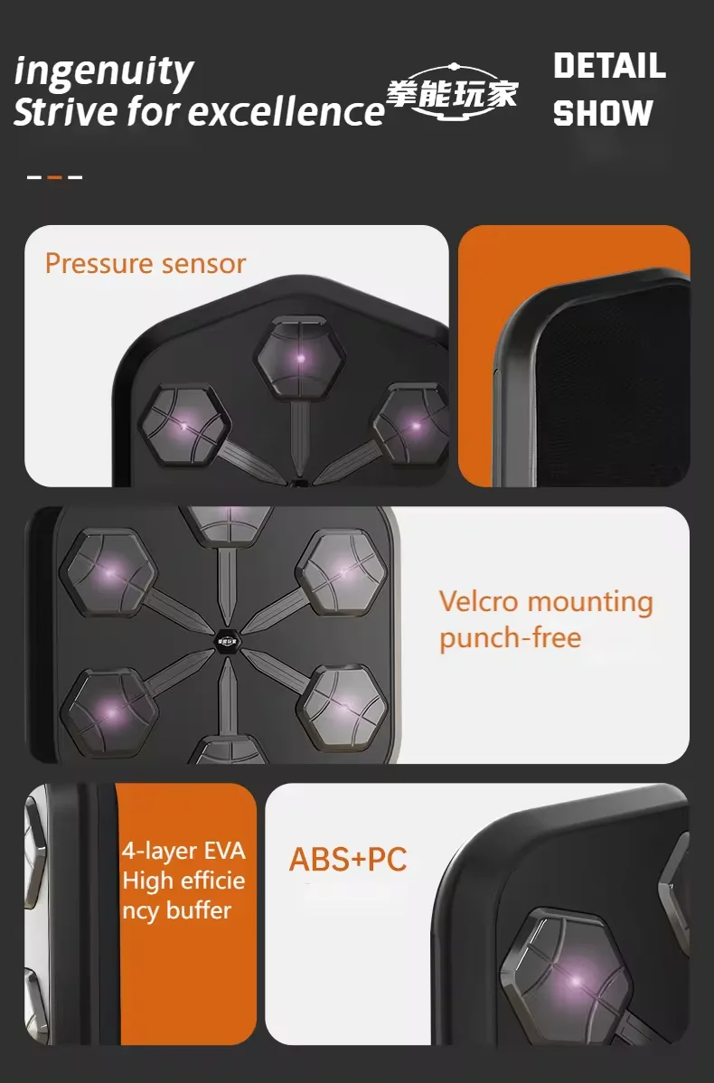 RS ONEPUNCH V3 - Intelligent Music Boxing Machine for Stress