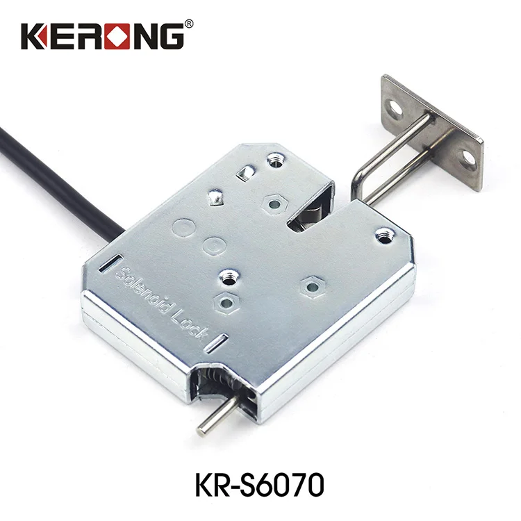 KERONG Durable Steel Electric Cabinet Lock Hidden Centralized Control Anti-Theft Rotary Latch Door Magnetic Lock Parcel Locker