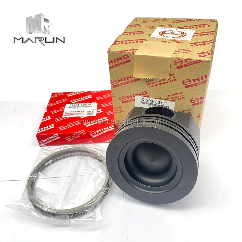 Original S130B-E0131 S1304-E0030 Cylinder Liner Piston Assembly J08E J05E for Excavators Diesel Engine Construction Machinery