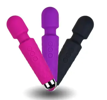cheap wand massager Hot selling Sex Toys Usb Rechargeable Av wand Vibrator 10 Speeds Vibrator Sex Toy For Women
