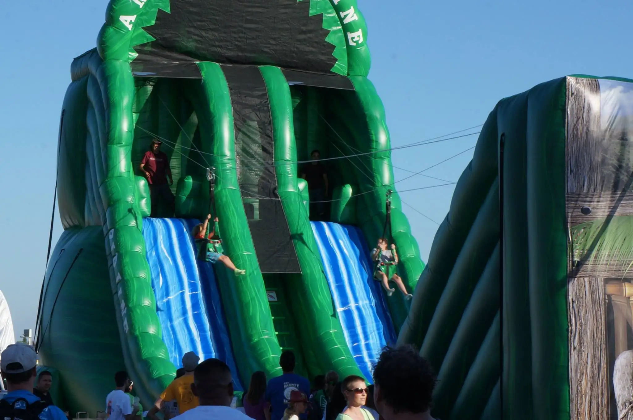 Inflatable Zip Line - Ultimate Fun for Kids & Adults