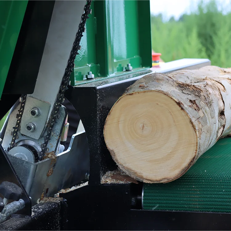 In-Cab Automatic Electric Firewood Processor Cheap PTO Circular Saw Germany New Condition Log Splitter Forestry Engine